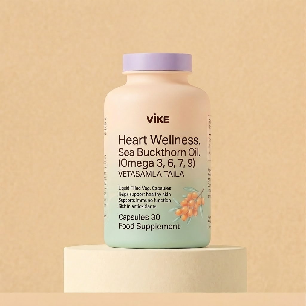 Vike Heart Wellness — Sea Buckthorn Oil (30 Capsules)