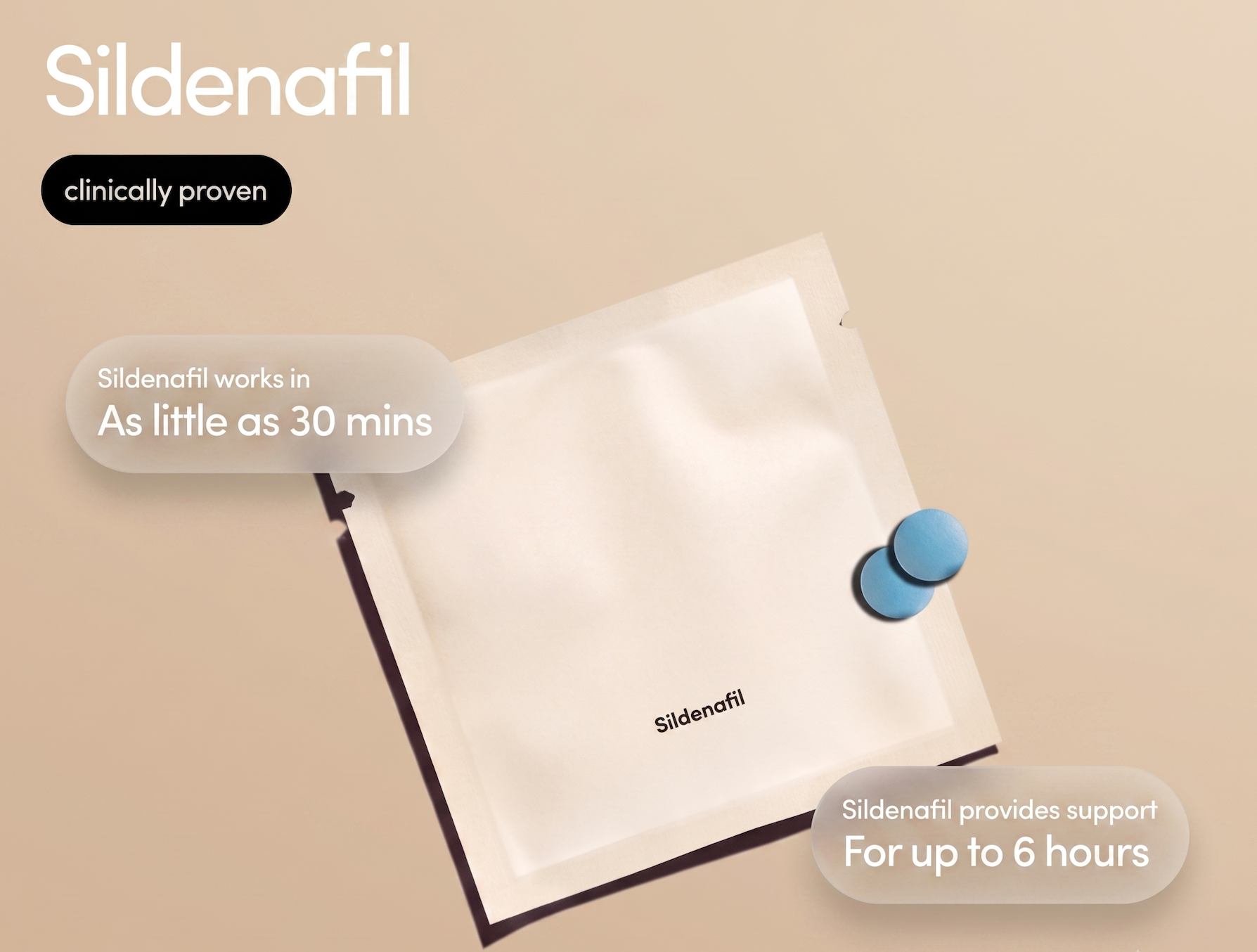 Sildenafil Tablets — Generic (30 Tablets)