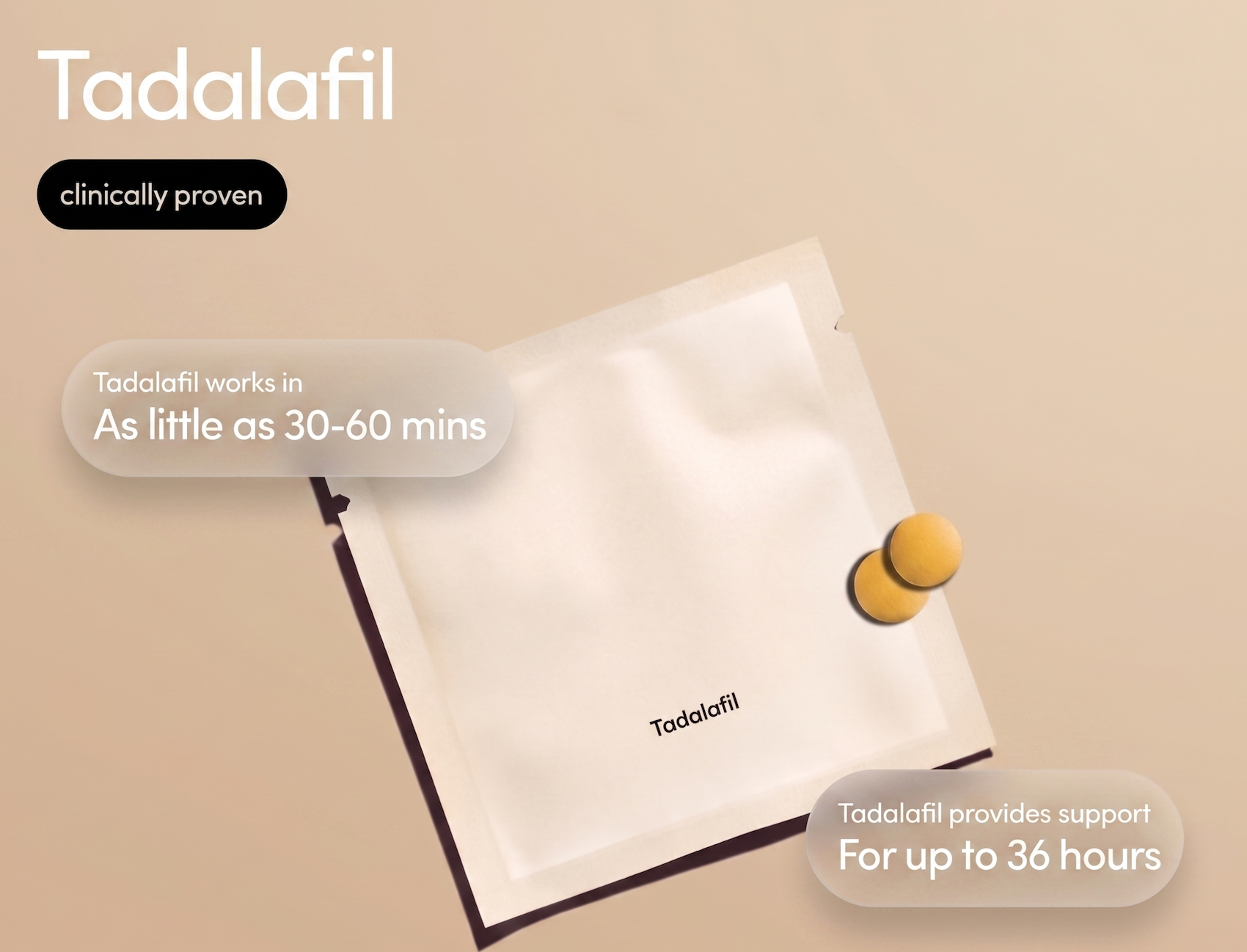 Tadalafil Tablets — Generic (30 Tablets)